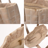 CHANEL シャネル ニュートラベルライン トート PM ベージュ A20457 レディース ナイロン ハンドバッグ Bランク 中古 銀蔵