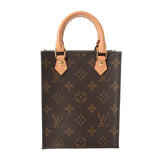LOUIS VUITTON ルイヴィトン モノグラム プティット サックプラ 旧型 ブラウン M69442 レディース モノグラムキャンバス ハンドバッグ Aランク 中古 銀蔵