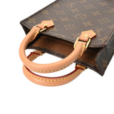 LOUIS VUITTON ルイヴィトン モノグラム プティット サックプラ 旧型 ブラウン M69442 レディース モノグラムキャンバス ハンドバッグ Aランク 中古 銀蔵