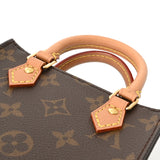 LOUIS VUITTON ルイヴィトン モノグラム プティット サックプラ 旧型 ブラウン M69442 レディース モノグラムキャンバス ハンドバッグ Aランク 中古 銀蔵