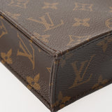 LOUIS VUITTON ルイヴィトン モノグラム プティット サックプラ 旧型 ブラウン M69442 レディース モノグラムキャンバス ハンドバッグ Aランク 中古 銀蔵