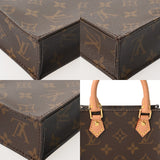 LOUIS VUITTON ルイヴィトン モノグラム プティット サックプラ 旧型 ブラウン M69442 レディース モノグラムキャンバス ハンドバッグ Aランク 中古 銀蔵