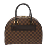 LOUIS VUITTON ルイヴィトン ダミエ ノリータ ブラウン N41455 ユニセックス ダミエキャンバス ハンドバッグ ABランク 中古 銀蔵
