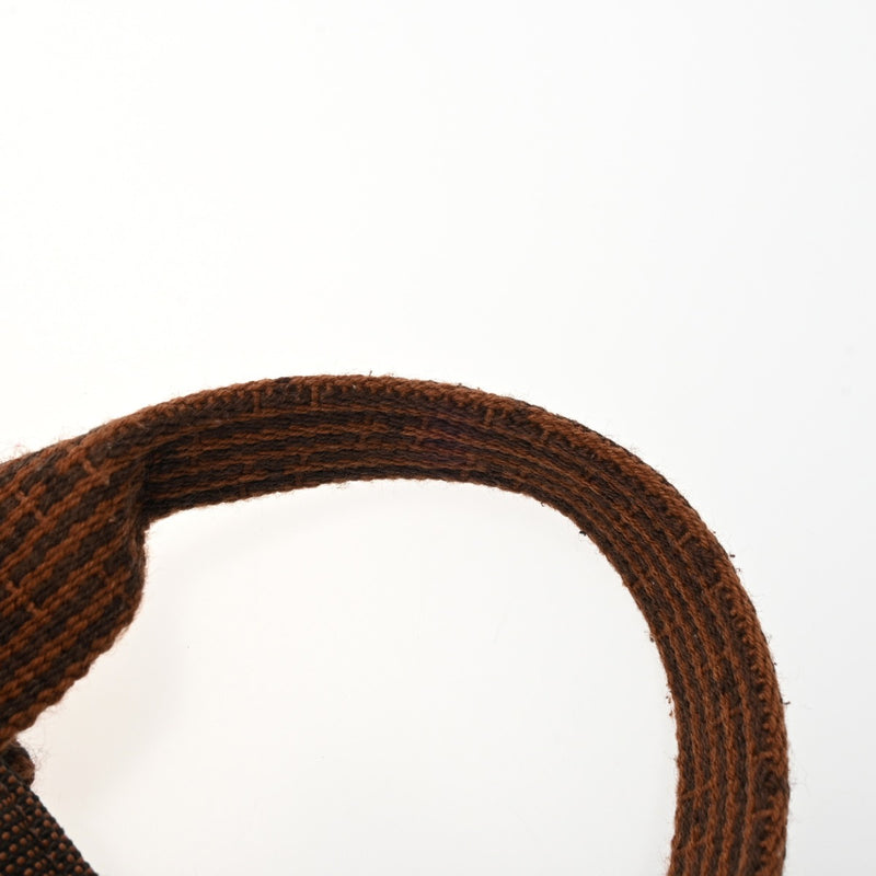 HERMES エルメス エールライン PM 旧型 ブラウン レディース キャンバス トートバッグ ABランク 中古 銀蔵