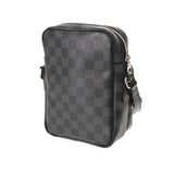 LOUIS VUITTON ルイヴィトン ダミエグラフィット レム ブラック N41446 メンズ ダミエキャンバス ショルダーバッグ ABランク 中古 銀蔵