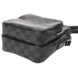 LOUIS VUITTON ルイヴィトン ダミエグラフィット レム ブラック N41446 メンズ ダミエキャンバス ショルダーバッグ ABランク 中古 銀蔵