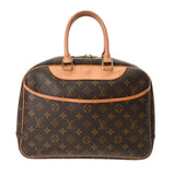 LOUIS VUITTON ルイヴィトン モノグラム ドーヴィル ブラウン M47270 レディース モノグラムキャンバス ハンドバッグ Bランク 中古 銀蔵