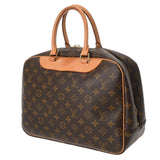 LOUIS VUITTON ルイヴィトン モノグラム ドーヴィル ブラウン M47270 レディース モノグラムキャンバス ハンドバッグ Bランク 中古 銀蔵
