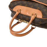 LOUIS VUITTON ルイヴィトン モノグラム ドーヴィル ブラウン M47270 レディース モノグラムキャンバス ハンドバッグ Bランク 中古 銀蔵