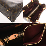 LOUIS VUITTON ルイヴィトン モノグラム モンテーニュ MM ブラウン M41056 レディース モノグラムキャンバス ハンドバッグ ABランク 中古 銀蔵