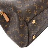 LOUIS VUITTON ルイヴィトン モノグラム モンテーニュ MM ブラウン M41056 レディース モノグラムキャンバス ハンドバッグ ABランク 中古 銀蔵