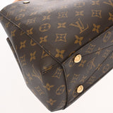 LOUIS VUITTON ルイヴィトン モノグラム モンテーニュ MM ブラウン M41056 レディース モノグラムキャンバス ハンドバッグ ABランク 中古 銀蔵