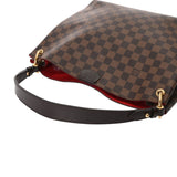 LOUIS VUITTON ルイヴィトン ダミエ グレースフル PM ブラウン N44044 レディース ダミエキャンバス ワンショルダーバッグ Bランク 中古 銀蔵