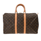 LOUIS VUITTON ルイヴィトン モノグラム キーポル 45 ブラウン M41428 ユニセックス モノグラムキャンバス ボストンバッグ ABランク 中古 銀蔵