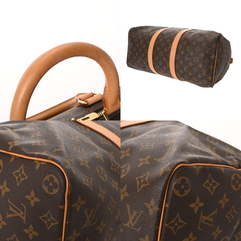 LOUIS VUITTON ルイヴィトン モノグラム キーポル 45 ブラウン M41428 ユニセックス モノグラムキャンバス ボストンバッグ ABランク 中古 銀蔵