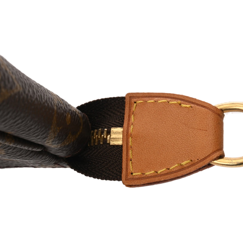 LOUIS VUITTON ルイヴィトン モノグラム ポシェット アクセソワール ブラウン M51980 レディース モノグラムキャンバス アクセサリーポーチ Bランク 中古 銀蔵