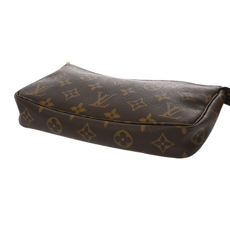 LOUIS VUITTON ルイヴィトン モノグラム ポシェット アクセソワール ブラウン M51980 レディース モノグラムキャンバス アクセサリーポーチ Bランク 中古 銀蔵