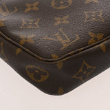 LOUIS VUITTON ルイヴィトン モノグラム ポシェット アクセソワール ブラウン M51980 レディース モノグラムキャンバス アクセサリーポーチ Bランク 中古 銀蔵