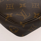 LOUIS VUITTON ルイヴィトン モノグラム ポシェット アクセソワール ブラウン M51980 レディース モノグラムキャンバス アクセサリーポーチ Bランク 中古 銀蔵
