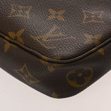 LOUIS VUITTON ルイヴィトン モノグラム ポシェット アクセソワール ブラウン M51980 レディース モノグラムキャンバス アクセサリーポーチ Bランク 中古 銀蔵