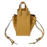 LOEWE ロエベ ハンモックミニ 2WAY マスタード A538V07X10 レディース レザー ショルダーバッグ Aランク 中古 銀蔵