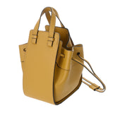LOEWE ロエベ ハンモックミニ 2WAY マスタード A538V07X10 レディース レザー ショルダーバッグ Aランク 中古 銀蔵