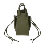 LOEWE ロエベ ハンモックミニ 2WAY グリーン A538V07X10 レディース レザー ショルダーバッグ Aランク 中古 銀蔵