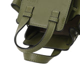 LOEWE ロエベ ハンモックミニ 2WAY グリーン A538V07X10 レディース レザー ショルダーバッグ Aランク 中古 銀蔵