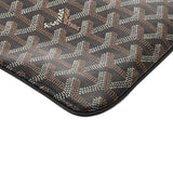GOYARD ゴヤール セナ MM ブラック メンズ PVC レザー クラッチバッグ Bランク 中古 銀蔵