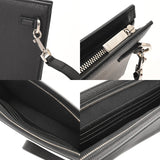 GUCCI グッチ ロゴスモールポーチ ブラック 771155 メンズ レザー クラッチバッグ ABランク 中古 銀蔵