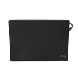 GUCCI グッチ ロゴスモールポーチ ブラック 771155 メンズ レザー クラッチバッグ ABランク 中古 銀蔵
