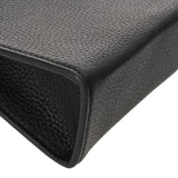 GUCCI グッチ ロゴスモールポーチ ブラック 771155 メンズ レザー クラッチバッグ ABランク 中古 銀蔵