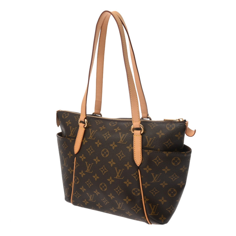 LOUIS VUITTON ルイヴィトン モノグラム トータリーMM 旧型 ブラウン M56689 レディース モノグラムキャンバス トートバッグ ABランク 中古 銀蔵