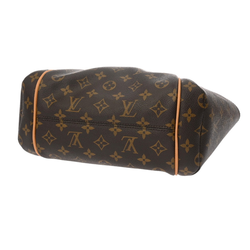 LOUIS VUITTON ルイヴィトン モノグラム トータリーMM 旧型 ブラウン M56689 レディース モノグラムキャンバス トートバッグ ABランク 中古 銀蔵