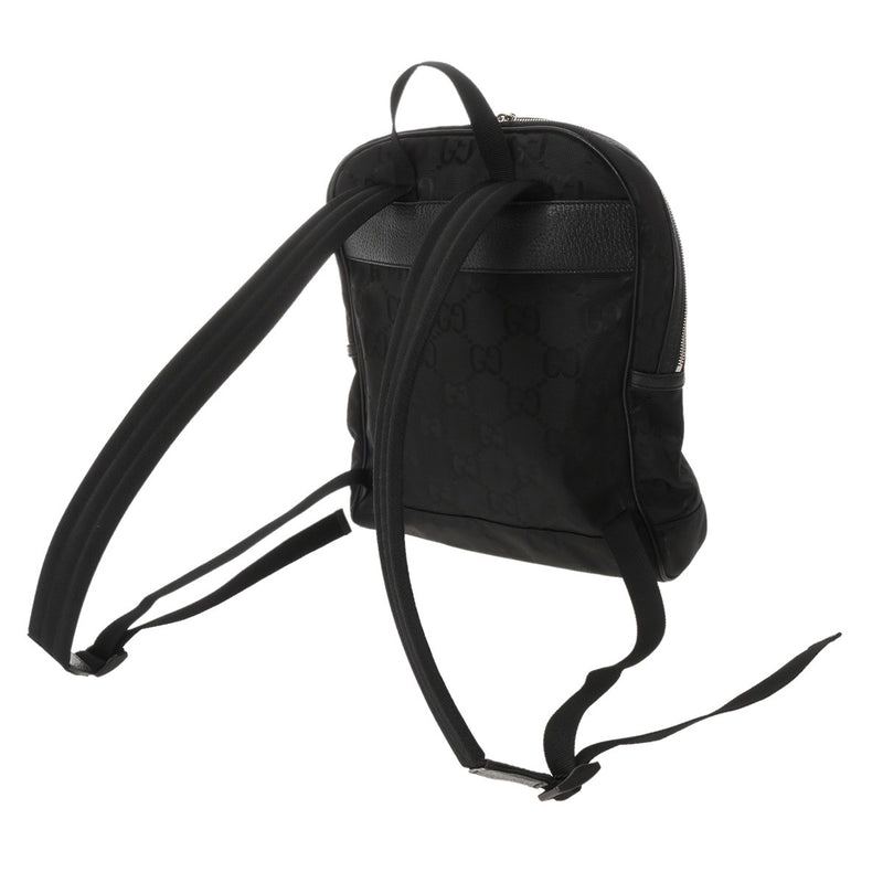 GUCCI グッチ オブザグリッド ブラック 644992 メンズ レザー ナイロン リュック・デイパック ABランク 中古 銀蔵