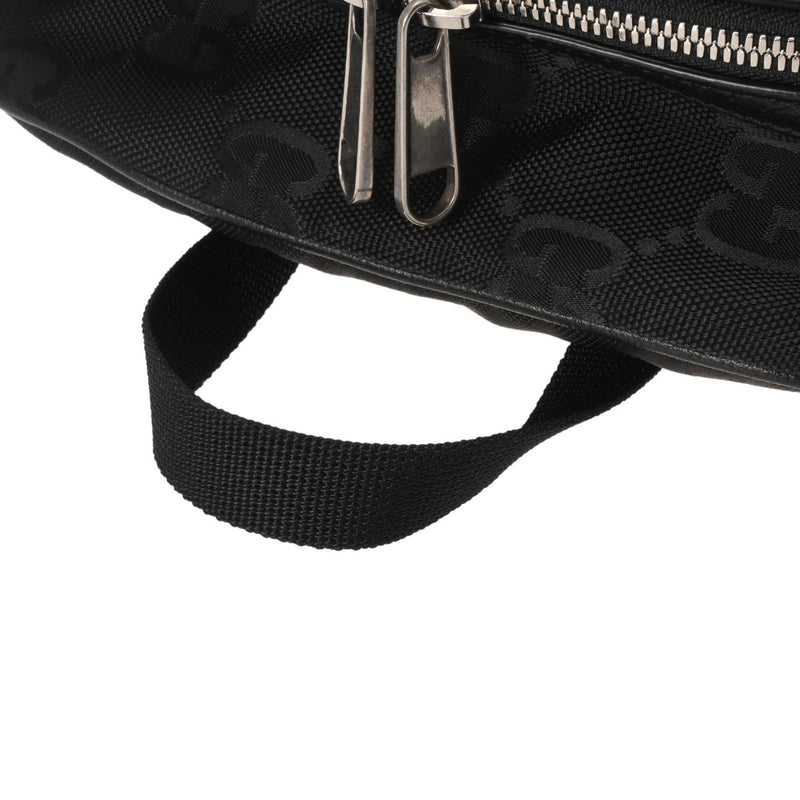 GUCCI グッチ オブザグリッド ブラック 644992 メンズ レザー ナイロン リュック・デイパック ABランク 中古 銀蔵