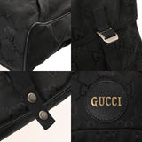 GUCCI グッチ オブザグリッド ブラック 644992 メンズ レザー ナイロン リュック・デイパック ABランク 中古 銀蔵