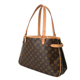 LOUIS VUITTON ルイヴィトン モノグラム バティニョール オリゾンタル ブラウン M51154 レディース モノグラムキャンバス トートバッグ Bランク 中古 銀蔵