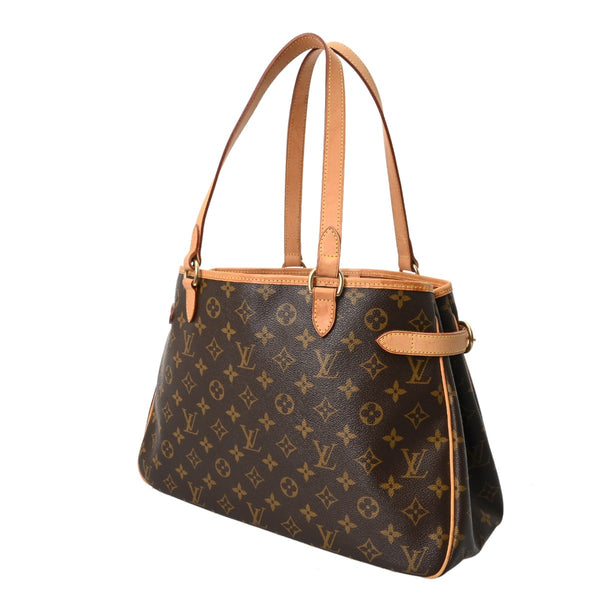 LOUIS VUITTON ルイヴィトン モノグラム バティニョール オリゾンタル ブラウン M51154 レディース モノグラムキャンバス トートバッグ Bランク 中古 銀蔵