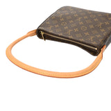 LOUIS VUITTON ルイヴィトン モノグラム ルーピング MM ブラウン M51146 レディース モノグラムキャンバス セミショルダーバッグ Bランク 中古 銀蔵
