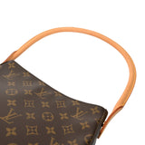 LOUIS VUITTON ルイヴィトン モノグラム ルーピング MM ブラウン M51146 レディース モノグラムキャンバス セミショルダーバッグ Bランク 中古 銀蔵