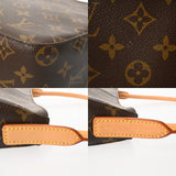 LOUIS VUITTON ルイヴィトン モノグラム ルーピング MM ブラウン M51146 レディース モノグラムキャンバス セミショルダーバッグ Bランク 中古 銀蔵