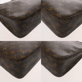 LOUIS VUITTON ルイヴィトン モノグラム ルーピング MM ブラウン M51146 レディース モノグラムキャンバス セミショルダーバッグ Bランク 中古 銀蔵