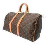 LOUIS VUITTON ルイヴィトン モノグラム キーポル 45 ブラウン M41428 ユニセックス モノグラムキャンバス ボストンバッグ ABランク 中古 銀蔵