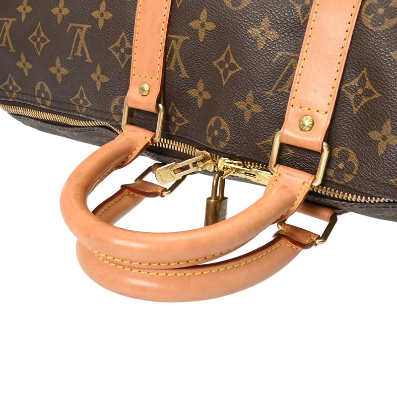 LOUIS VUITTON ルイヴィトン モノグラム キーポル 45 ブラウン M41428 ユニセックス モノグラムキャンバス ボストンバッグ ABランク 中古 銀蔵