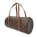 LOUIS VUITTON ルイヴィトン モノグラム パピヨン GM 旧型 ブラウン M51365 レディース モノグラムキャンバス ハンドバッグ ABランク 中古 銀蔵