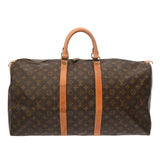 LOUIS VUITTON ルイヴィトン モノグラム キーポル 55 ブラウン M41424 ユニセックス モノグラムキャンバス ボストンバッグ Bランク 中古 銀蔵