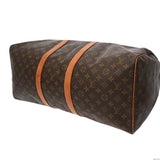 LOUIS VUITTON ルイヴィトン モノグラム キーポル 55 ブラウン M41424 ユニセックス モノグラムキャンバス ボストンバッグ Bランク 中古 銀蔵