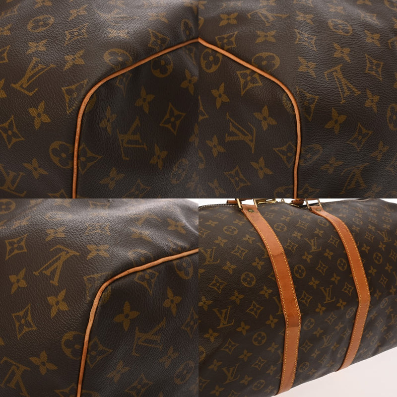 LOUIS VUITTON ルイヴィトン モノグラム キーポル 55 ブラウン M41424 ユニセックス モノグラムキャンバス ボストンバッグ Bランク 中古 銀蔵