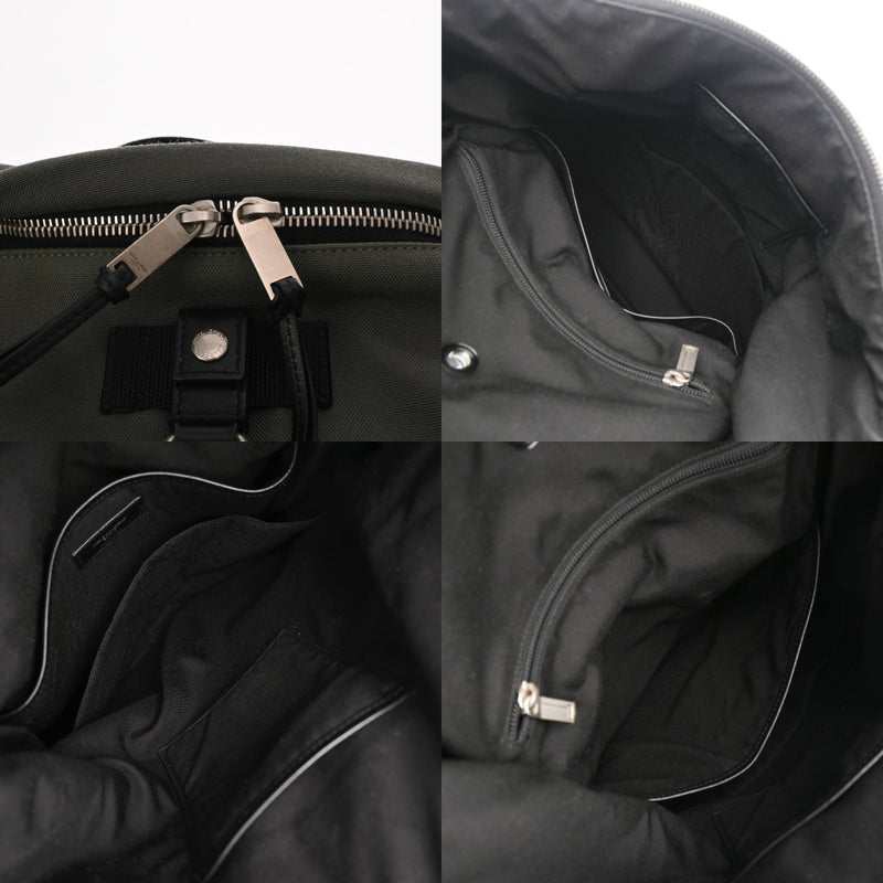 SAINT LAURENT サンローラン リビングトン レーズバックパック カーキ/ブラック 481005 メンズ ナイロン リュック・デイパック ABランク 中古 銀蔵